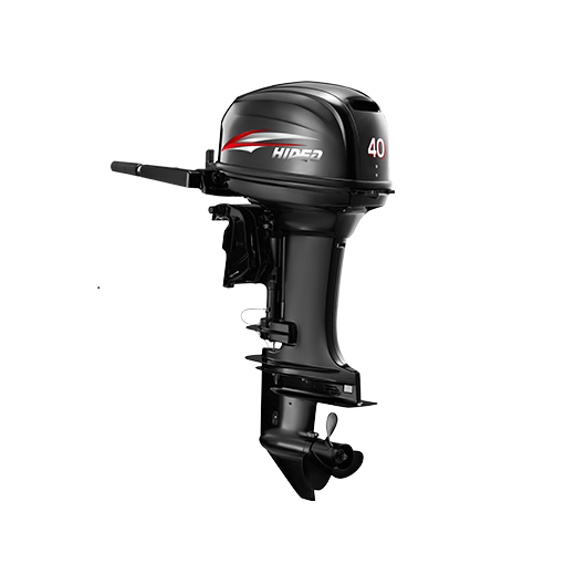 40 HP 2 cylinders, 2 stroke, Tiller, LS, electric start
