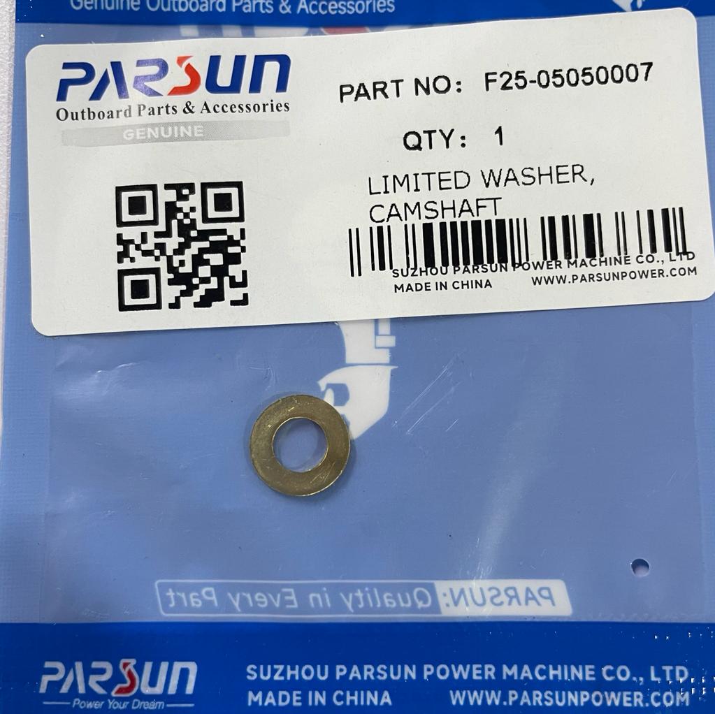 Limited Washer, Camshaft