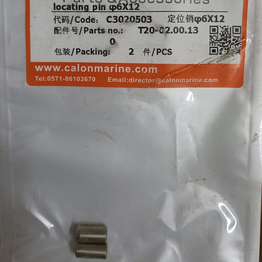 locating pin φ6X12