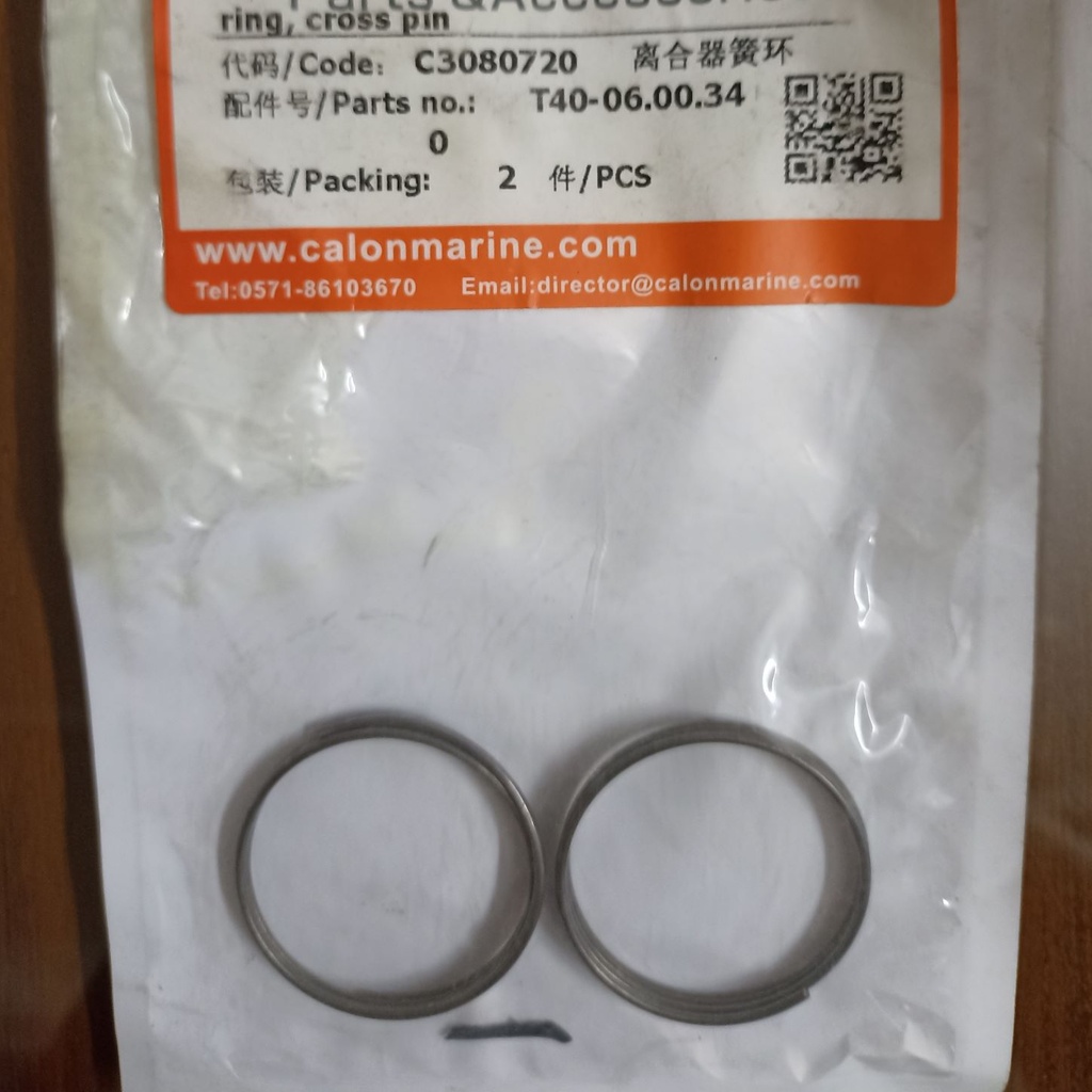ring, cross pin