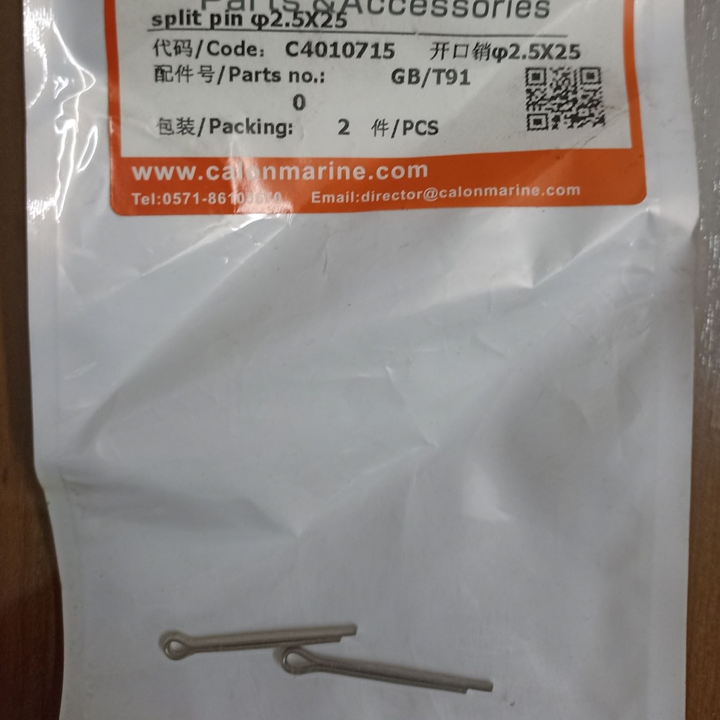 split pin 2.5X25